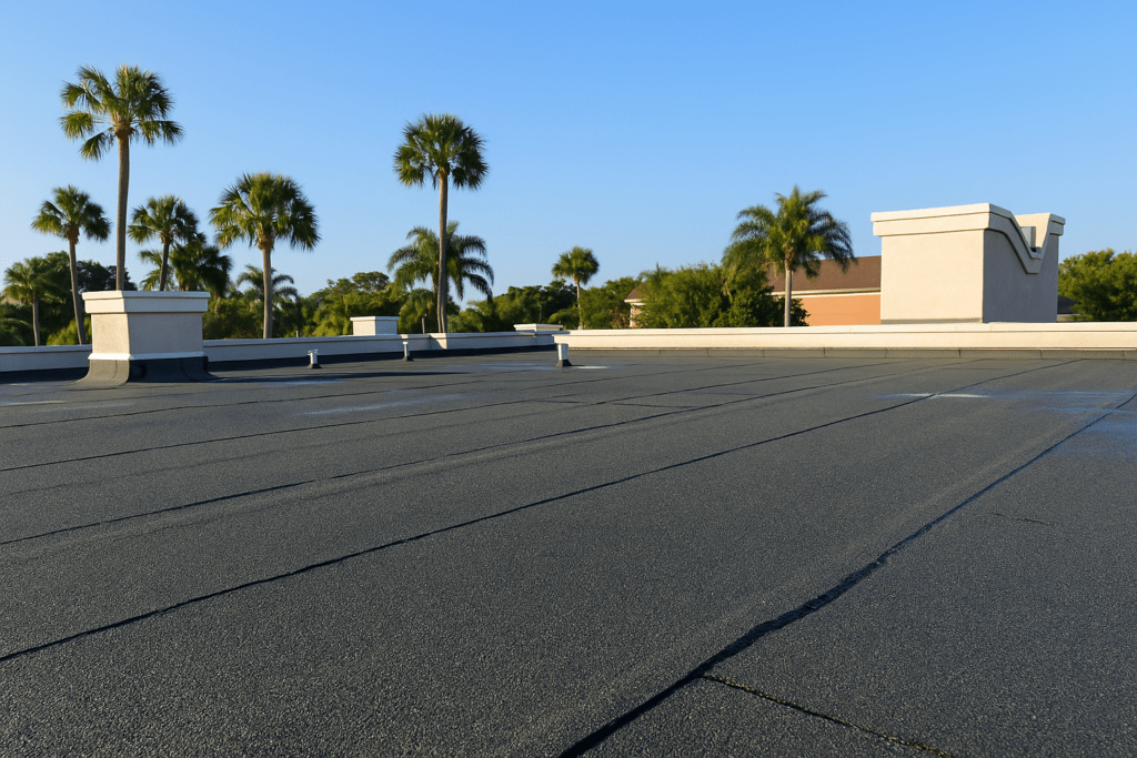 flat roof for brevard county business